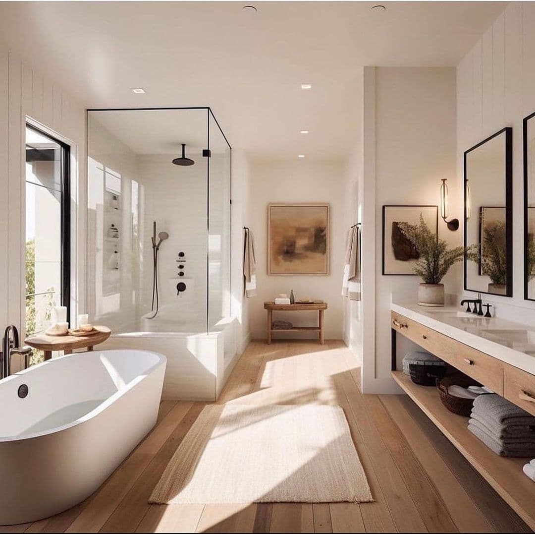 Elegant bathroom design